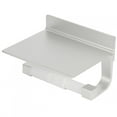 thumbnail image 3 of Toilet Paper Holder, Phone Storage Shelf, Easy To Install Space Aluminum Roll Paper Rack, Convenient Hotel For Home, 3 of 8