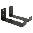 thumbnail image 1 of Snowboard Storage Bracket, Wall Mount Floating Board Organizer with Felt Pads and Solid Alloy Steel Material, Stylish Rack for Home Garage, Room, Office, 1 of 7