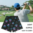 thumbnail image 5 of Yuyamidu Blue Purple Dog Paw Golf Towel, Cute Golf Towels for Golf Bag Retirement Birthday Gifts for Women Men Golfer Golf Lover, 5 of 7