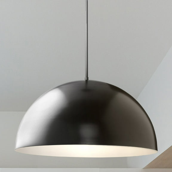 Luxury Mid Century Modern Pendant, Matte Black, UHP4797