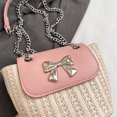 thumbnail image 2 of Bolso Hobo Elegante Playa Verano Tejido Paja Con Lazo para Mujer Viajes Al Aire Libre, 2 of 9