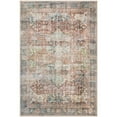 thumbnail image 1 of Loloi Rugs Loren 3'6" x 5'6" Printed Polyester Rug in Brick, 1 of 5