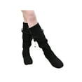 thumbnail image 1 of Ferndule Boos para mujer Botas altas de gamuza sintética Botas altas hasta la rodilla Botas anchas de pantorrilla, 1 of 7