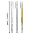 thumbnail image 3 of Fine Tip Highlighter Pens (Art Craft Markers, Journaling), Golden Highlighter Accents Professionally, Colors 1Mm Tip Ink Pen Marker Highlighter(#B), By Meiiso, 3 of 9
