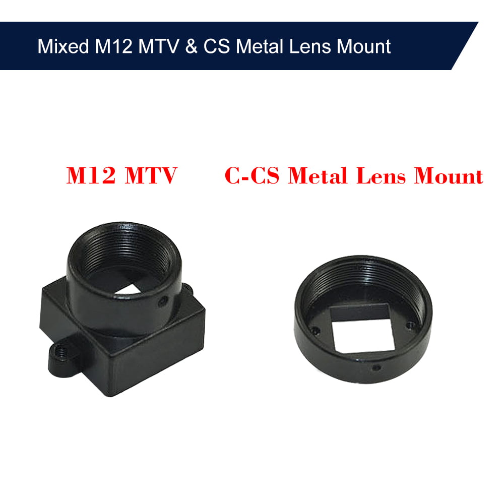 Mixed 4pcs M12 MTV & 4pcs CS Metal Lens Mount CCTV Security Camera M12/CS Mount Lens Holder Supports Bracket PCB Board Module Adapter Connector 