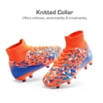 thumbnail image 3 of Tacos de Fútbol para Niños DREAM PAIRS Talla 12 Botín Alto Naranja, 3 of 5