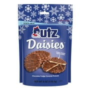 Utz Chocolate Fudge Covered Daisies Pretzels, 6 oz Pouch