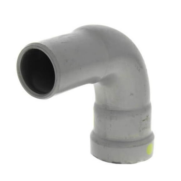 Viega QVG-26061 1 in. Street Elbow 90 deg Steel&#44; MegaPressG&#44; Pipe x Press Fitting&#44; Black