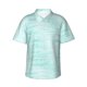 thumbnail image 1 of Balery Blue Bright Camisas hawaianas de manga corta para hombre, camisas playeras de corte holgado, camisas de vacaciones con botones,Small, 1 of 7