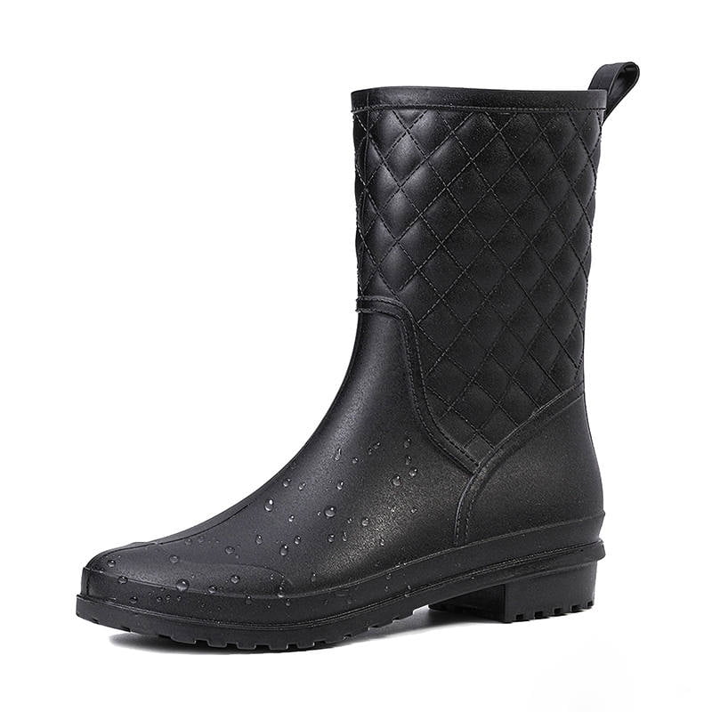 Gloss Quilted Hunter Original Refined High Gloss Rain Boot