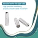 thumbnail image 3 of Bicicleta de aleación de aluminio Cape de freno de 5 mm Cabe de reemplazo de piezas de reemplazo de piezas MTB Bikes de carretera Tubo de cambio de tapa de reparación Conjunto Silver 12 PCS Inevent OD003478-12, 3 of 7
