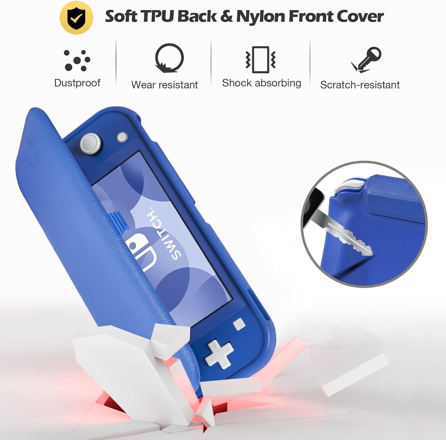 任天堂SwitchLiteitsroro専用 ProCase Flip Cover for Nintendo Switch Lite 2019, Slim Protective