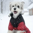 thumbnail image 4 of Dog Padded Full Body Coat, Winter Warm Cotton Jacket, Four Legs Covered Windproof Puppy Clothing, Turtleneck Dogs Snowsuit for for Small to Large Dogs,Teddies, 4 of 9