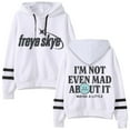 thumbnail image 2 of Freya Skye Merch “Not Even Mad About lt” Print Hoodie – Unisex Pocketless Pullover Sweatshirt, Casual Streetwear Gift for Music Lovers, 2 of 6