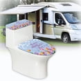 thumbnail image 4 of HELLHERO Mother's Day Stylish - Elastic Bottom, Fits All Toilet Shapes Toilet Protector Cover for Hotel, Soft, 4 of 5