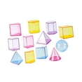 thumbnail image 4 of 12 piezas Bloques de formas geométricas Juego 3D Solidos geométricos Matemáticas Matemáticas Juguetes Juguetes Bloques de patrón para niños en casa, 4 of 10