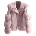 thumbnail image 2 of Women Autumn Winter Solid Composite Zipper Long Sleeve Jacket Pocket Outerwear Coat, 2 of 4