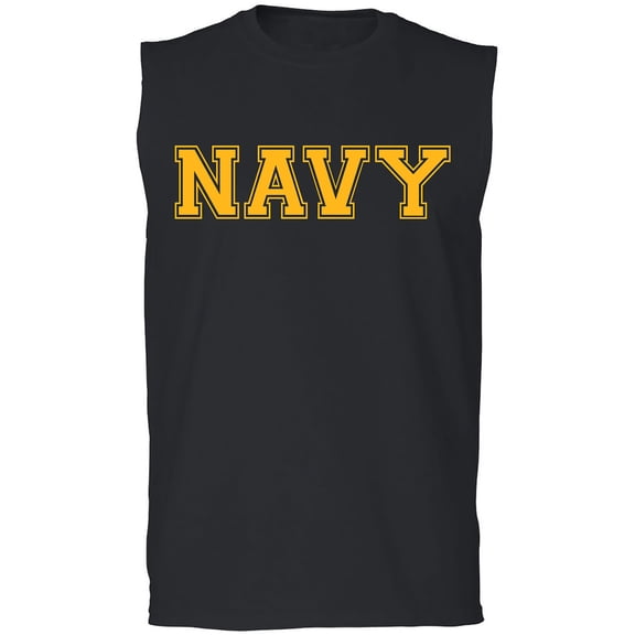 Athletic "NAVY" Adult Sleeveless Tee