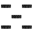 thumbnail image 1 of relayinert Car Stickers Featuring Triangles Graphics Sun Protection And Helper For Family brilliant black 5Set, 1 of 6