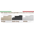 thumbnail image 6 of Pemberly Row Transitional Italian Top Grain Leather Sectional, 6 of 19