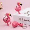 thumbnail image 5 of 2 llaveros elegantes de flamenco con luz LED y sonido, ideal como regalo de San Valentín para hombres y mujeres., 5 of 5