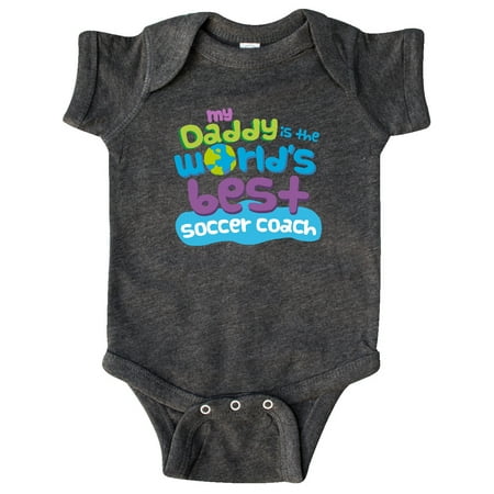 

Inktastic Soccer Coach Dad for Kids Gift Baby Boy or Baby Girl Bodysuit