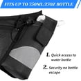 thumbnail image 5 of Juiluna Hiking Waist Pack Fanny Bag with Water Bottle Holder No Bounce Hydration Running Belt for Men Women Black, 5 of 8