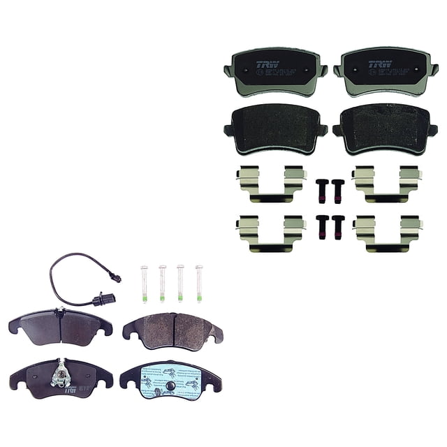 Set Balatas Bajos Metales A5 Quattro 2008 A 2017 Audi TRW 1 Kit Completo