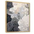 thumbnail image 2 of Designart "Abstract Grayscale Coral Artistry II" Coastal Coral Under Water Floater Framed Wall Art Prints, 2 of 5