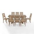thumbnail image 5 of Bowery Hill 9 Piece Modern Farmhouse Dining Set in Rustic Brown, 5 of 14