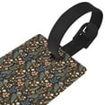 thumbnail image 3 of Kdxio Autumn Floral Luggage Tags Privacy Cover ID Label Suitcase Tags Identifiers For School Bags,Suitcases, 3 of 7
