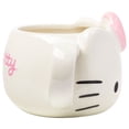 thumbnail image 5 of Silver Buffalo Sanrio Hello Kitty Pink Bow Ceramic 3D Sculpted Mug, 20 Ounces, 5 of 7