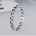 thumbnail image 5 of Anillo de corazón para mujer, bonita banda de corazón liso, delicado compromiso, promesa, anillos de boda, joyería, 5 of 5