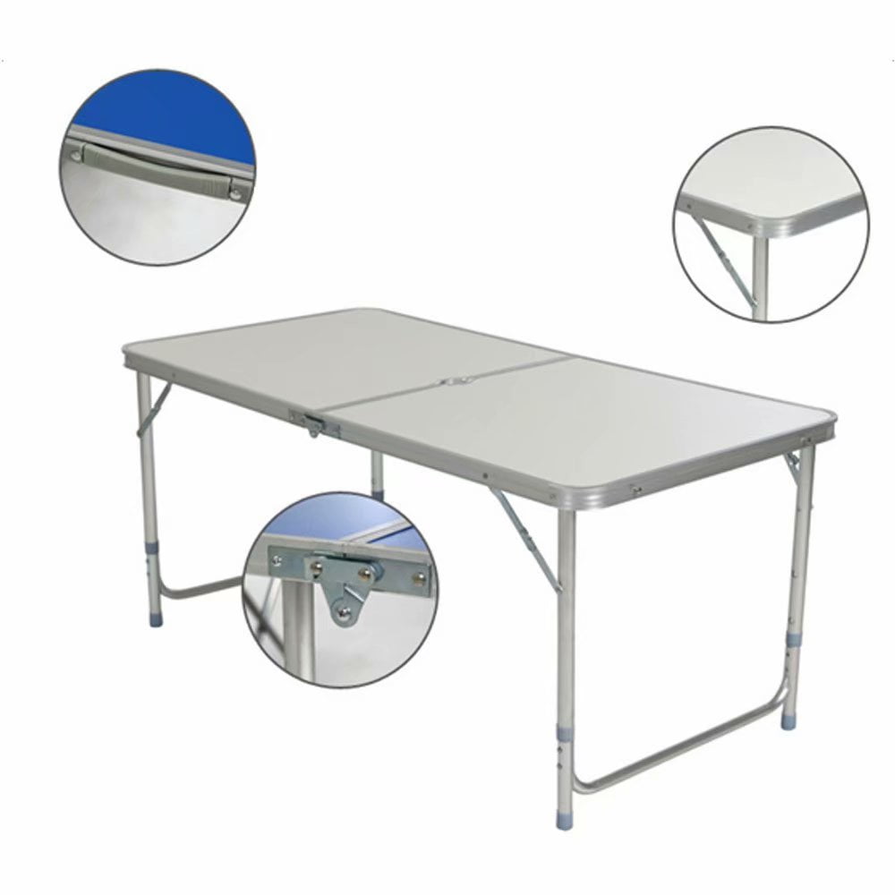 120 X 60 70 4ft Portable Multipurpose Folding Table White