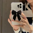 thumbnail image 2 of Funda de silicona transparente con soporte de arco 3D para iPhone 15, 14 Pro Max, 13, 12, 11, XR, X, XS, 7 Plus, SE 3, funda suave transparente a prueba de golpes, 2 of 4
