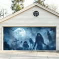 thumbnail image 2 of Banderín de Halloween para el garaje. ¡Enciende el ambiente de la fiesta, sorprende a los vecinos y disfruta de la emoción de Halloween!, 2 of 4