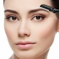 thumbnail image 6 of EXLEAF 2026 New Eyebrow Kit 8 in 1 Eyebrow Tweezer Kit Stainless Steel Eyebrow Trimming Kit Eyebrow Scissors Eyebrow Grooming Kit for Women&Men with Travel Case (Black), 6 of 6