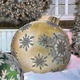 thumbnail image 1 of Bola adornada inflable gigante del Pvc de la Navidad, decoraciones al aire libre inflables de la Navidad, 1 of 5