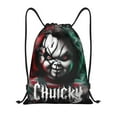 thumbnail image 1 of Goofa Chucky Print Drawstring Backpack Bag Sport Gym Sackpack Cinch Bags Drawstring Bags Draw String Sport Bag-Medium, 1 of 6