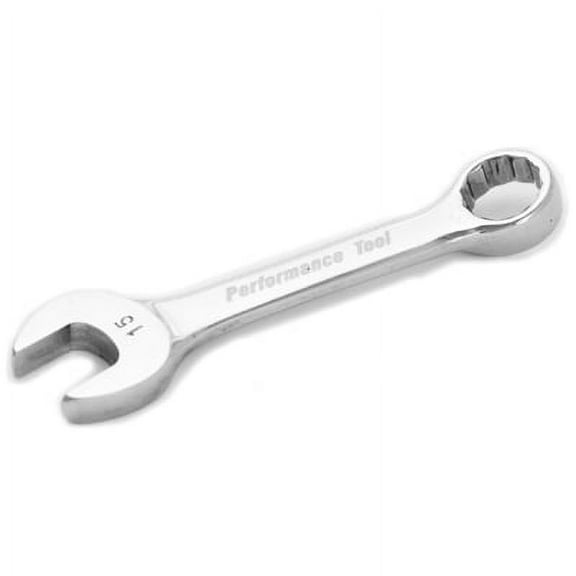 Stubby Chrome Comb. Wrench 15mm
