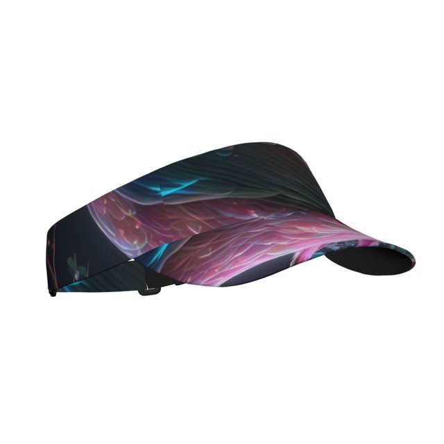 Fotbe Bird 3 Visera Deportiva con Diseño, Gorra Abierta Ajustable de Algodón para Mujer y Hombre