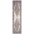 thumbnail image 2 of SAFAVIEH Valencia Keighley Floral Bordered Polyester Runner Rug, Ivory/Red, 2'3" x 8', 2 of 7