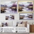thumbnail image 4 of Designart "Arctic Reflections Alaska " Winter Landscape Wall Art Living Room, 4 of 5