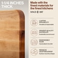 thumbnail image 3 of Tabla de Cortar John Boos Chop-N-Slice de Madera de Arce 50x35 cm, 3 of 9