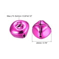 thumbnail image 2 of Uxcell Jingle Bells, 3/4"(20mm) 120 Pack Small Bells for Crafts DIY Christmas, Rose Red, 2 of 5