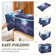thumbnail image 3 of Iauyy Large Storage Box with Lid - Foldable Home Storage Bins for Clothes Toy Holiday Decor, Deep-sea Jellyfish (42*32*30cm), 3 of 6