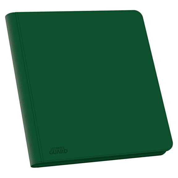 Ultimate Guard Zipfolio 480 - 24 Pocket XenoSkin Quadrow Portfolio, Green