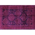 thumbnail image 1 of Ahgly Company Indoor Rectangle Persian Purple Traditional Area Rugs, 8' x 10', 1 of 4