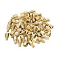 thumbnail image 1 of 50pcs M4 6+6mm Tornillos Espaciadores Hexagonales de Latón con Rosca Macho y Hembra, 1 of 3