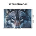 thumbnail image 2 of JRXY Wolf Blue Eyes Furry Art Wooden Jigsaw Puzzle for Adults 1000 PCS, 2 of 6